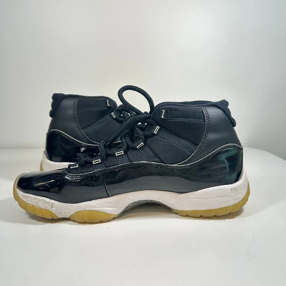 Air Jordan 11 Retro Jubilee 25th Anniversary Black White Mens Size 11